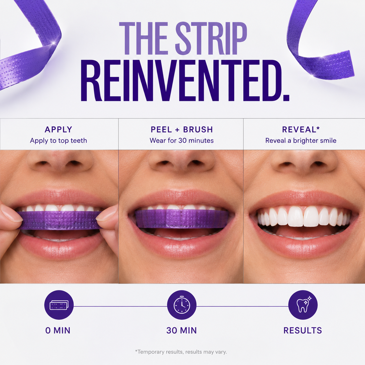 Purple Whitening Strips