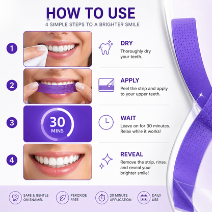 Purple Whitening Strips